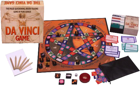 The Da Vinci Game - Box and board